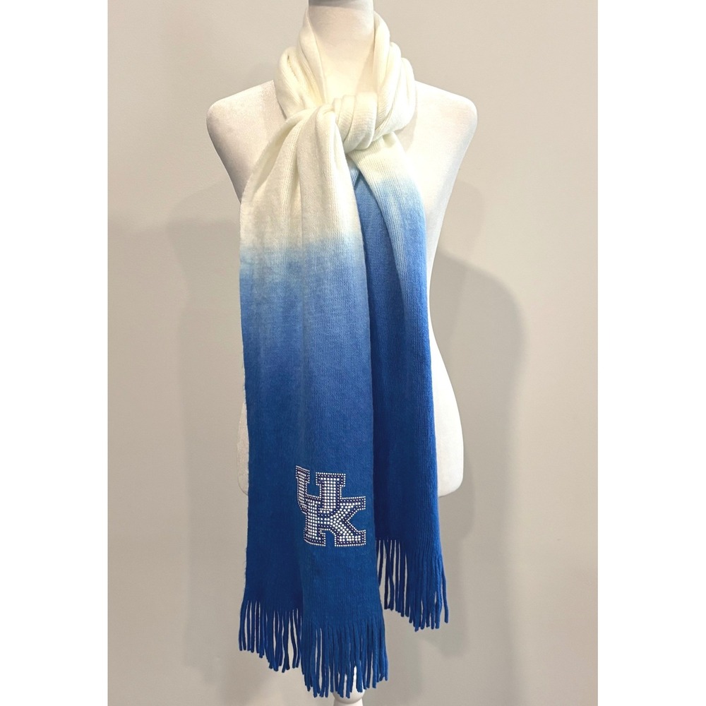 Kentucky Wildcats UK Women Scarf Ombre Collegiate Embellished Little Earth 21080